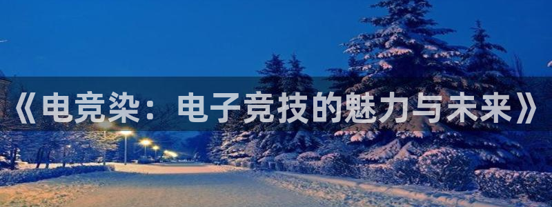 db电竞登陆：《电竞染：电子竞技的魅力与未来》