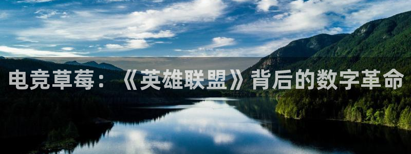 db电竞平台：电竞草莓：《英雄联盟》背后的数字革命